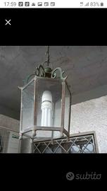 LANTERNA DA SOFFITTO  E MEZZE LANTERNE DA PARETE  