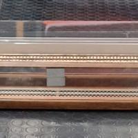 Teca con base di legno per modelli Ferroviari 1:87