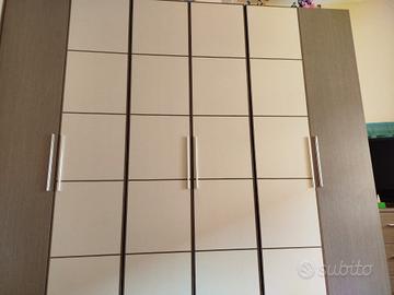 Camera da letto completa, divano e tavolo