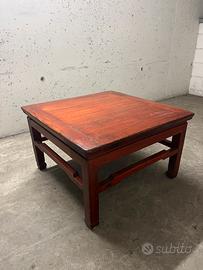 Tavolo basso quadrato cinese