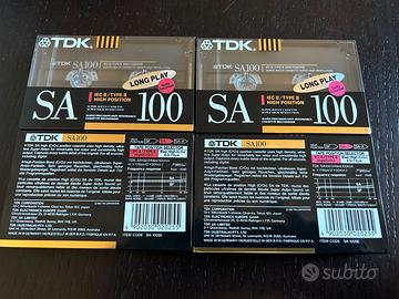 4 Audio Cassette TDK SA 100. 1990