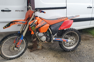 Ktm 125 sx del 2004 con motore rifatto