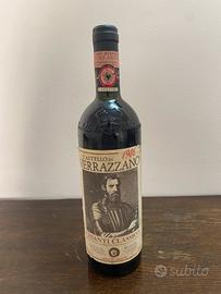 Vino rosso Chianti classico 1986