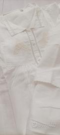 camicia notte ricamate puro cotone