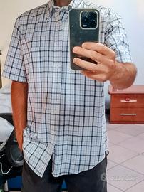 Camicia mezze maniche a quadri