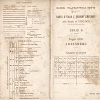 CARTA D'ITALIA. GUERRA ITALO AUSTRIACA 1915-1916