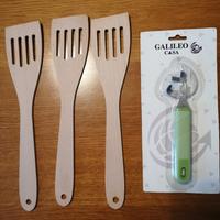 Apriscatole + spatole legno