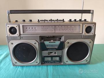 IRRADIO RADIO BOOMBOX PORTATILE VINTAGE ANNI'80