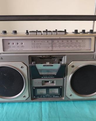 IRRADIO RADIO BOOMBOX PORTATILE VINTAGE ANNI'80