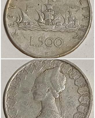 500 Lire argento "Caravelle".