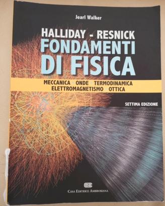 Libro fondamenti di fisica Halliday-Resnick