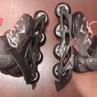 Pattini a rotelle + protezioni