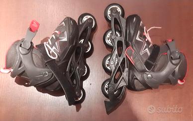 Pattini a rotelle + protezioni