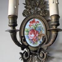 applique vintage ceramica Capodimonte 