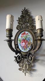 applique vintage ceramica Capodimonte 