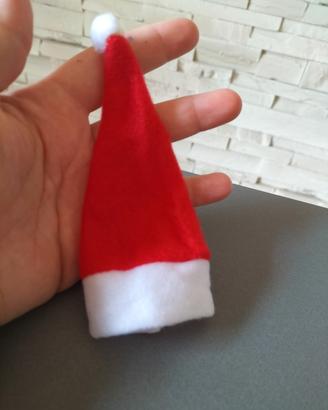 Set mini cappelli di Babbo Natale 