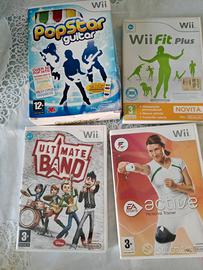 WII giochi: PopStar Guitar e altri