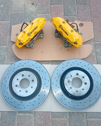 impianto frenante Brembo 305 Abarth 500/595 