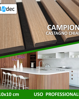 Rivestimento fonoassorbente in legno Akushield