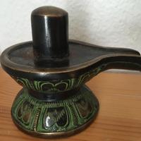 Shiva Lingam di bronzo