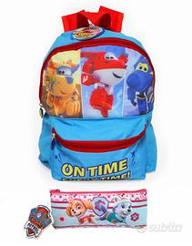 ZAINO + ASTUCCIO BAMBINO *SUPERWINGS - SCONTO +30%