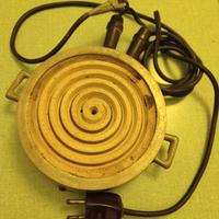 piastra elettrica vintage a spirale 