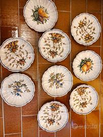 Piatti decorativi in porcellana antichi