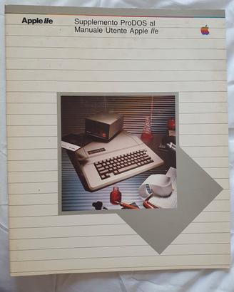 Supplemento proDOS al Manuale utente Apple IIe