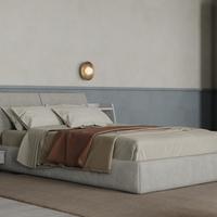 Letto con comodini integrati