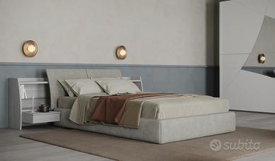 Letto con comodini integrati