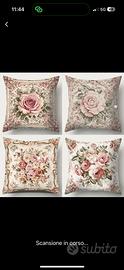 Federa per cuscino 4 pezzi