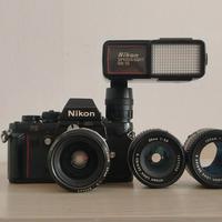 Nikon F3 Ottiche  Flash e Custodia
