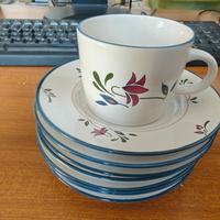 piattini e tazza Copenhagen stoneware Thailand