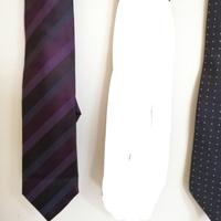 2 cravatte uomo seta