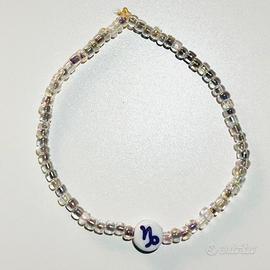 braccialetto perline segno zodiacale