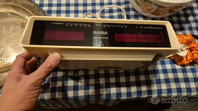 Radiosveglia vintage SABA Electronic Clock M
