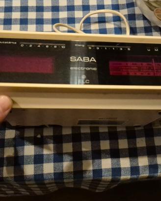 Radiosveglia vintage SABA Electronic Clock M