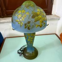 Grande Lampada Liberty "Gallé Jallé TIP" Vetro Cam