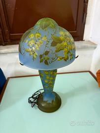Grande Lampada Liberty "Gallé Jallé TIP" Vetro Cam