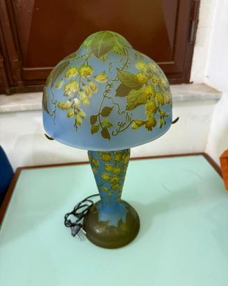 Grande Lampada Liberty "Gallé Jallé TIP" Vetro Cam