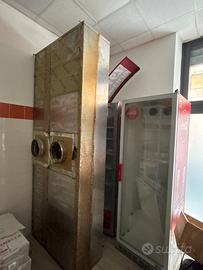 Cappa aspirante professionale in acciaio inox per