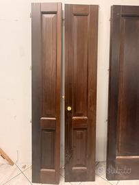 Porte Interne Pregiate in Legno Noce con Telaio