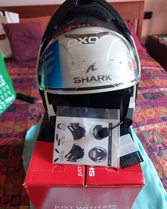 Casco modulare SHARK OXO bianco – taglia L – nuovo