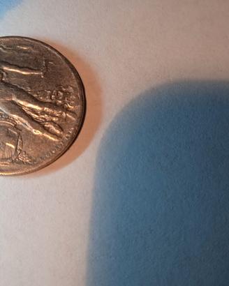 moneta da 20 centesimi del 1921