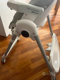 Seggiolone Peg Perego Prima Pappa Follow Me grigio
