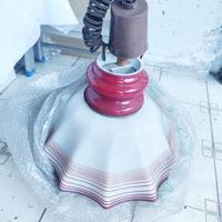 Lampadario saliscendi vetro vintage