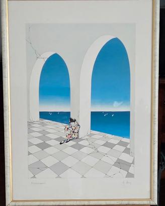 Arlecchino – G. Aros, Litografia