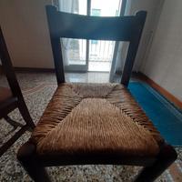 sedie impagliate cucina