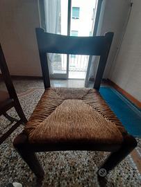 sedie impagliate cucina