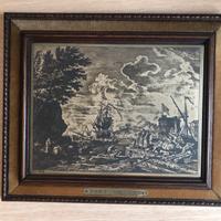 Quadri antichi con lastre incisione